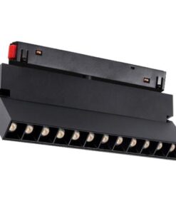ΣΠΟΤ ΜΑΓΝΗΤΙΚΗΣ ΡΑΓΑΣ LED 12W 24° 4000Κ CX20-DQ01 ΜΑΥΡΟ EUROLAMP – 145-59933