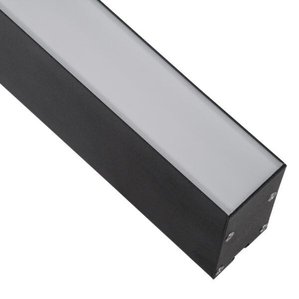 GloboStar® FELIX 61028-S Γραμμικό Φωτιστικό Οροφής Linear LED CCT 54W 6500lm 120° AC 220-240V Μ120 x Π3.5 x Υ7cm – Εναλλαγή Φωτισμού μέσω Τηλεχειριστηρίου All In One Ψυχρό 6000k+Φυσικό 4500k+Θερμό 2700k Dimmable – Μαύρο – 3 Years Warranty