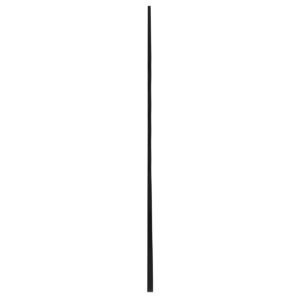 GloboStar® SURFACE-PROFILE 70810-3M Προφίλ Αλουμινίου – Βάση & Ψύκτρα Ταινίας LED με Μαύρο Φιμέ Κάλυμμα – Επιφανειακή Χρήση – Πατητό Κάλυμμα – Μαύρο – 3 Μέτρα – Πακέτο 5 Τεμαχίων – Μ300 x Π2.4 x Υ1.1cm