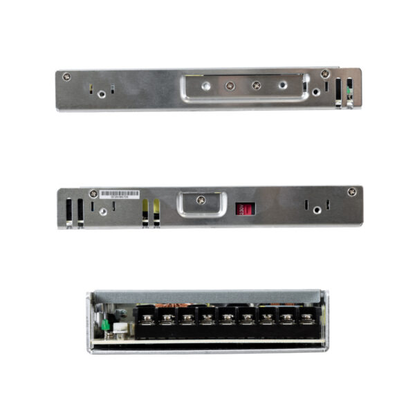GloboStar® LRS-200-12 90782 MEANWELL Ρυθμιζόμενο Μεταλλικό Τροφοδοτικό PELV για Προϊόντα LED 200W 17A – AC 220-240V σε DC 12V – Ρυθμιζόμενο από 10.2VDC έως 13.8VDC – IP20 Μ21.5 x Π11.5 x Υ3cm – 3 Χρόνια Εγγύηση