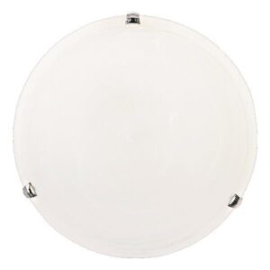 ΠΛΑΦΟΝΙΕΡΑ ΤΟΙΧΟΥ “ERIS” Φ30 Ε27 ΛΕΥΚΟ/ ΝΙΚΕΛ EUROLAMP 145-22411