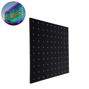 GloboStar® 90117 Digital Pixel Addressable Facade Panel – Ψηφιακό Πάνελ Πρόσοψης Κτιρίων LED SMD 3535 75W/m2 100LED/m2 100PIXEL/m2 SPI/TTL Protocol IC UCS512B 4500lm/m2 120° DC 12V IP67 RGB – Μαύρο Σώμα – Μ100 x Π100 x Υ3cm