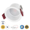 GloboStar® IP 60345 Χωνευτό LED Spot Downlight TrimLess Μπάνιου & WC Φ6.6cm 7W 700lm 45° AC 220-240V IP44 Φ6.6 x Υ5.3cm – Στρόγγυλο – Λευκό – Θερμό Λευκό 2700K – Bridgelux COB – TÜV Certified Driver – 5 Years Warranty