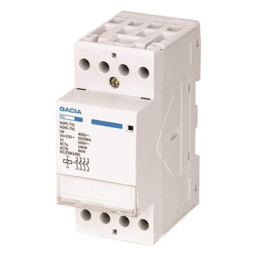 ΡΕΛΕ ΡΑΓΑΣ 4Χ25Α 4NO 240V AC GACIA EUROLAMP – 500-37110