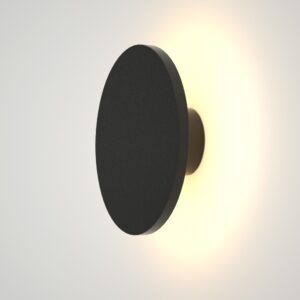 it-Lighting Geneva LED 8W 3000K Outdoor Wall Lamp Black D:15cmx5.5cm (80201141)