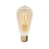 Έξυπνη λάμπα LED filament μελί ST64 E27 7,5W ρυθμιζόμενο λευκό2200-5500K Lutec Connect – 1-T8711101312