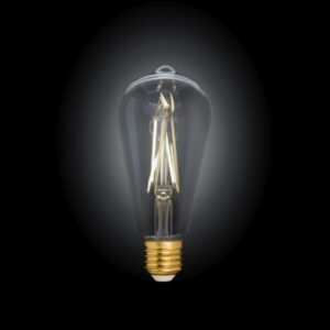Έξυπνη λάμπα LED filament μελί ST64 E27 7,5W ρυθμιζόμενο λευκό2200-5500K Lutec Connect – 1-T8711101312