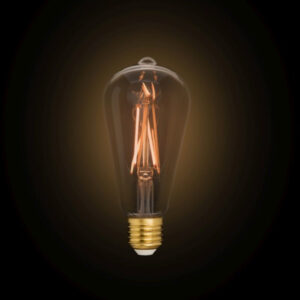 Έξυπνη λάμπα LED filament μελί ST64 E27 7,5W ρυθμιζόμενο λευκό2200-5500K Lutec Connect – 1-T8711101312