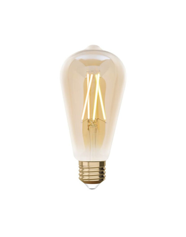 Έξυπνη λάμπα LED filament μελί ST64 E27 7,5W ρυθμιζόμενο λευκό2200-5500K Lutec Connect - 1-T8711101312