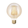 Έξυπνη λάμπα LED filament μελί G95 E27 7,5W ρυθμιζόμενο λευκό 2200-5500K Lutec Connect – 1-T8711201312