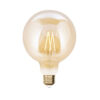 Έξυπνη λάμπα LED filament μελί G125 E27 7,5W ρυθμιζόμενο λευκό 2200-5500K Lutec Connect – 1-T8711301312