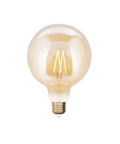 Έξυπνη λάμπα LED filament μελί G125 E27 7,5W ρυθμιζόμενο λευκό 2200-5500K Lutec Connect – 1-T8711301312