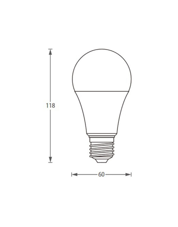 Έξυπνη λάμπα LED A60  2xE27 9,2W + remote control ρυθμιζόμενο λευκό 2700-6500Κ + RGB Lutec Connect – 1-T8731002316