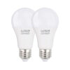 Έξυπνη λάμπα LED A60  2xE27 9,2W + remote control ρυθμιζόμενο λευκό 2700-6500Κ + RGB Lutec Connect – 1-T8731002316