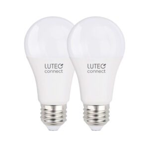Έξυπνη λάμπα LED A60  2xE27 9,2W + remote control ρυθμιζόμενο λευκό 2700-6500Κ + RGB Lutec Connect – 1-T8731002316