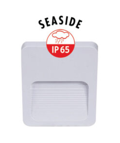 ΦΩΤΙΣΤΙΚΟ ΑΠΛΙΚΑ LED SLIM 90X120X12mm 2W 3000k 60lm IP65 ΠΛΑΣΤΙΚΟ ΛΕΥΚΟ SEASIDE UNIVERSE – 1-U005586