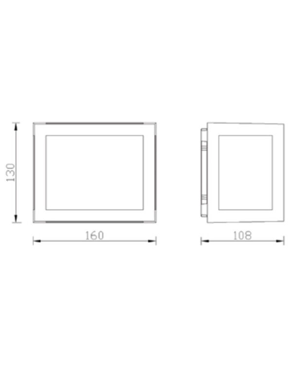 ΦΩΤΙΣΤΙΚΟ ΑΠΛΙΚΑ LED 160X130X108mm 12W 3000k 260lm IP65 ΠΛΑΣΤΙΚΟ ΛΕΥΚΟ SEASIDE UNIVERSE – 1-U005654