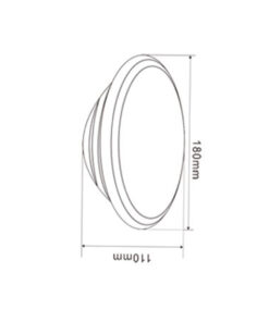 ΛΑΜΠΑ LED SMD PAR56 18W BLUE 12V AC/DC 1800lm IP68 UNIVERSE – 1-U005968