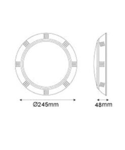 ΦΩΤΙΣΤΙΚΟ ΠΙΣΙΝΑΣ ΕΞΩΤΕΡΙΚΟ LED SMD 20W 6400K 12V AC/DC 2000lm IP68 UNIVERSE – 1-U005982