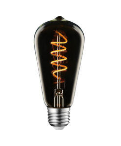 ΛΑΜΠΑ LED SPIRAL FILAMENT ΤΙΤΑΝΙΟ ST64 4W E27 1800K/DEC 220-240V 200lm 360° DIMMABLE UNIVRSE – 1-U007245