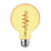 ΛΑΜΠΑ LED SPIRAL FILAMENT ΜΕΛΙ G95 4W E27 2200K 220-240V 300lm 360° DIMMABLE UNIVRSE – 1-U007252