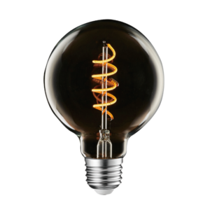 ΛΑΜΠΑ LED SPIRAL FILAMENT ΤΙΤΑΝΙΟ G95 4W E27 1800K/DEC 220-240V 200lm 360° DIMMABLE UNIVRSE – 1-U007269