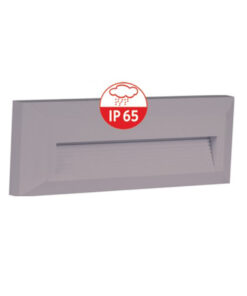 ΦΩΤΙΣΤΙΚΟ ΑΠΛΙΚΑ LED SLIM 230X80X28mm 3W 3000k 100lm IP65 ΠΛΑΣΤΙΚΟ ΓΚΡΙ SEASIDE UNIVERSE – 1-U008082