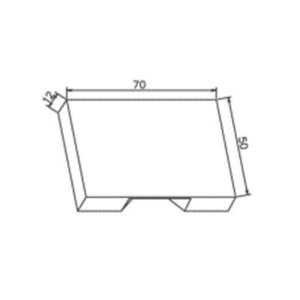 ΦΩΤΙΣΤΙΚΟ ΑΠΛΙΚΑ LED SLIM 70x50x12mm 1,5W 3000K 70lm IP65 ΠΛΑΣΤΙΚΟ ΛΕΥΚΟ SEASIDE UNIVERSE – 1-U008174