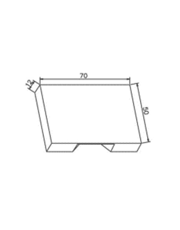 ΦΩΤΙΣΤΙΚΟ ΑΠΛΙΚΑ LED SLIM 70x50x12mm 1,5W 3000K 70lm IP65 ΠΛΑΣΤΙΚΟ ΛΕΥΚΟ SEASIDE UNIVERSE – 1-U008174