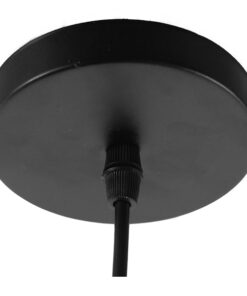 GloboStar® QUINN 01029 Vintage Κρεμαστό Φωτιστικό Οροφής Μονόφωτο 1 x E27 Γυάλινο Φιμέ Καφέ Φ26 x Y20cm