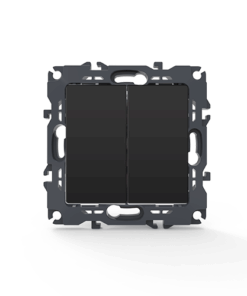 PRIME ΔΙΑΚΟΠΤΗΣ ΚΟΜΜΥΤΑΤΕΡ ΜΕ ΚΛΙΠ 1+1P 10AX 250VAC IP20 MAT ΑΝΘΡΑΚΙ ACA – 1000110205