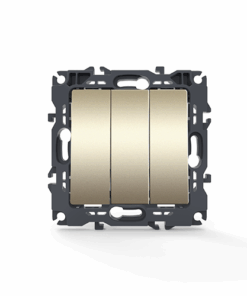 PRIME ΔΙΑΚΟΠΤΗΣ ΤΡΙΠΛΟΣ ΑΠΛΟΣ ΜΕ ΒΙΔΑ 1+1+1P 10AX 250VAC IP20 MAT ΣΑΜΠΑΝΙΖΕ ACA – 1000110504