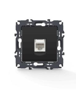 PRIME ΠΡΙΖΑ ΤΗΛΕΦΩΝΟΥ 1xRJ11 CAT3 IP20 MAT ΑΝΘΡΑΚΙ ACA – 1000113005
