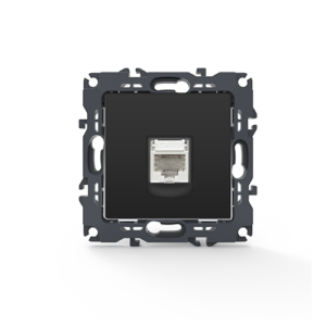 PRIME ΠΡΙΖΑ ΤΗΛΕΦΩΝΟΥ 1xRJ11 CAT3 IP20 MAT ΑΝΘΡΑΚΙ ACA – 1000113005
