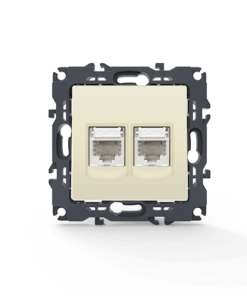 PRIME ΠΡΙΖΑ ΤΗΛΕΦΩΝΟΥ 2xRJ11 CAT3 IP20 ΙΒΟΥΑΡ ACA – 1000113102