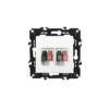 PRIME ΠΡΙΖΑ ΗΧΕΙΩΝ ΔΙΠΛΗ ΜΕ ΚΛΙΠ 36-230VAC IP20 ΛΕΥΚΗ ACA – 1000113601