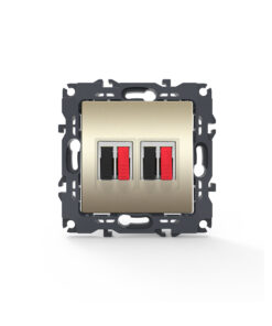 PRIME ΠΡΙΖΑ ΗΧΕΙΩΝ ΔΙΠΛΗ ΜΕ ΚΛΙΠ 36-230VAC IP20 MAT ΣΑΜΠΑΝΙΖΕ ACA – 1000113604