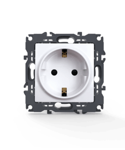 PRIME ΠΡΙΖΑ ΣΟΥΚΟ ΑΣΦΑΛΕΙΑΣ 1x2P+E 16A 250VAC IP20  ΛΕΥΚΗ ACA – 1000116001