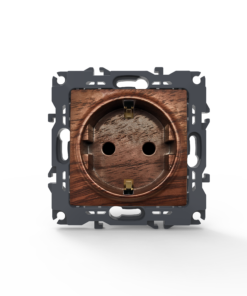 PRIME ΠΡΙΖΑ ΣΟΥΚΟ ΑΣΦΑΛΕΙΑΣ 1x2P+E 16A 250VAC IP20 ΞΥΛΟ ACA – 1000116006