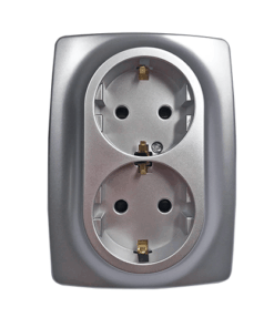 PRIME ΠΡΙΖΑ ΣΟΥΚΟ ΑΣΦΑΛΕΙΑΣ 2x2P+E 16A 250VAC IP20 MAT ΑΛΟΥΜΙΝΙΟ ACA – 1000116203