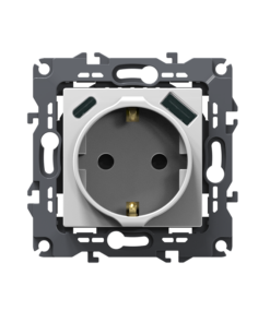 PRIME ΠΡΙΖΑ ΣΟΥΚΟ ΑΣΦΑΛΕΙΑΣ 1x2P+E 16A 250VAC & 2*USB (TYPE A+C)  5VDC 3A IP20 ΛΕΥΚΗ ACA – 1000116401