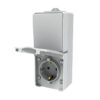 ARMY ΔΙΑΚ. Α/Ρ 1P 10AX 250VAC & ΠΡΙΖΑ ΣΟΥΚΟ ΑΣΦΑΛ 1x2P+E 16A 250VAC IP55 ΕΠΙΤΟΙΧ ΚΑΘ ΣΤΕΓΑΝ ΓΚΡΙ ACA – 1000438206
