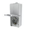 ARMY ΔΙΑΚ. Κ/Μ 1+1P 10AX 250VAC & ΠΡΙΖΑ ΣΟΥΚΟ ΑΣΦΑΛ. 1x2P+E 16A 250VAC IP55 ΕΠΙΤ. ΚΑΘΕΤ ΣΤΕΓΑΝ ΓΚΡΙ ACA – 1000438306