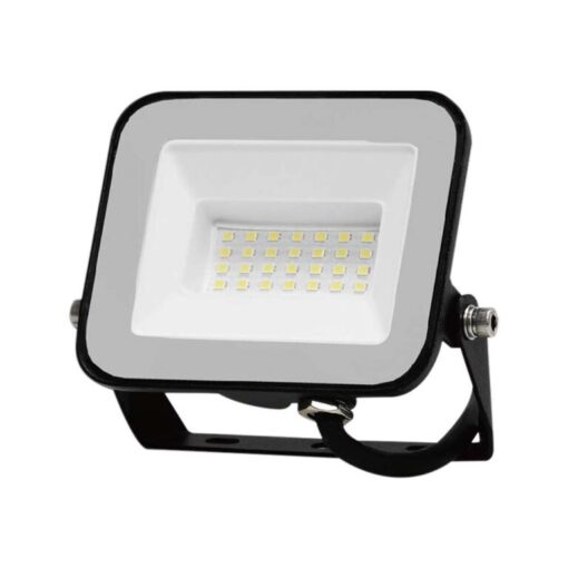 Προβολέας LED Samsung chip 20W θερμό λευκό 3000K με μαύρο σώμα V-TAC – 10014