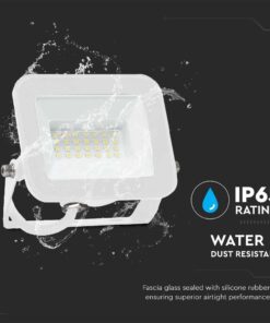 Προβολέας LED Samsung chip 20W 4000K Λευκού Χρώματος IP65 V-TAC – 10018