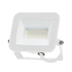 Προβολέας LED Samsung chip 30W ψυχρό λευκό 6500K με λευκό σώμα V-TAC – 10025