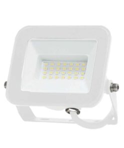 Προβολέας LED Samsung chip 30W ψυχρό λευκό 6500K με λευκό σώμα V-TAC – 10025