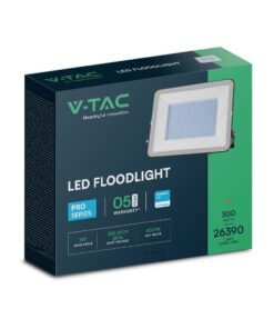 Προβολέας LED Samsung chip 300W 4000K IP65 Μαύρου Χρώματος V-TAC – 10031