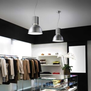 IDEAL LUX Κρεμαστό Φωτιστικό HANGAR 1xE27 Αλουμινίου – 100326