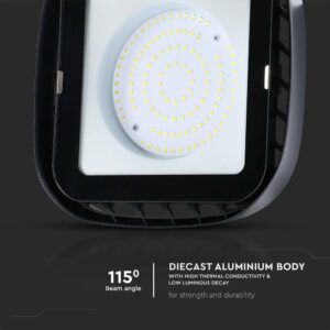 Καμπάνα LED 100W 4000K 8700lm IP65 Μαύρη V-TAC – 10035